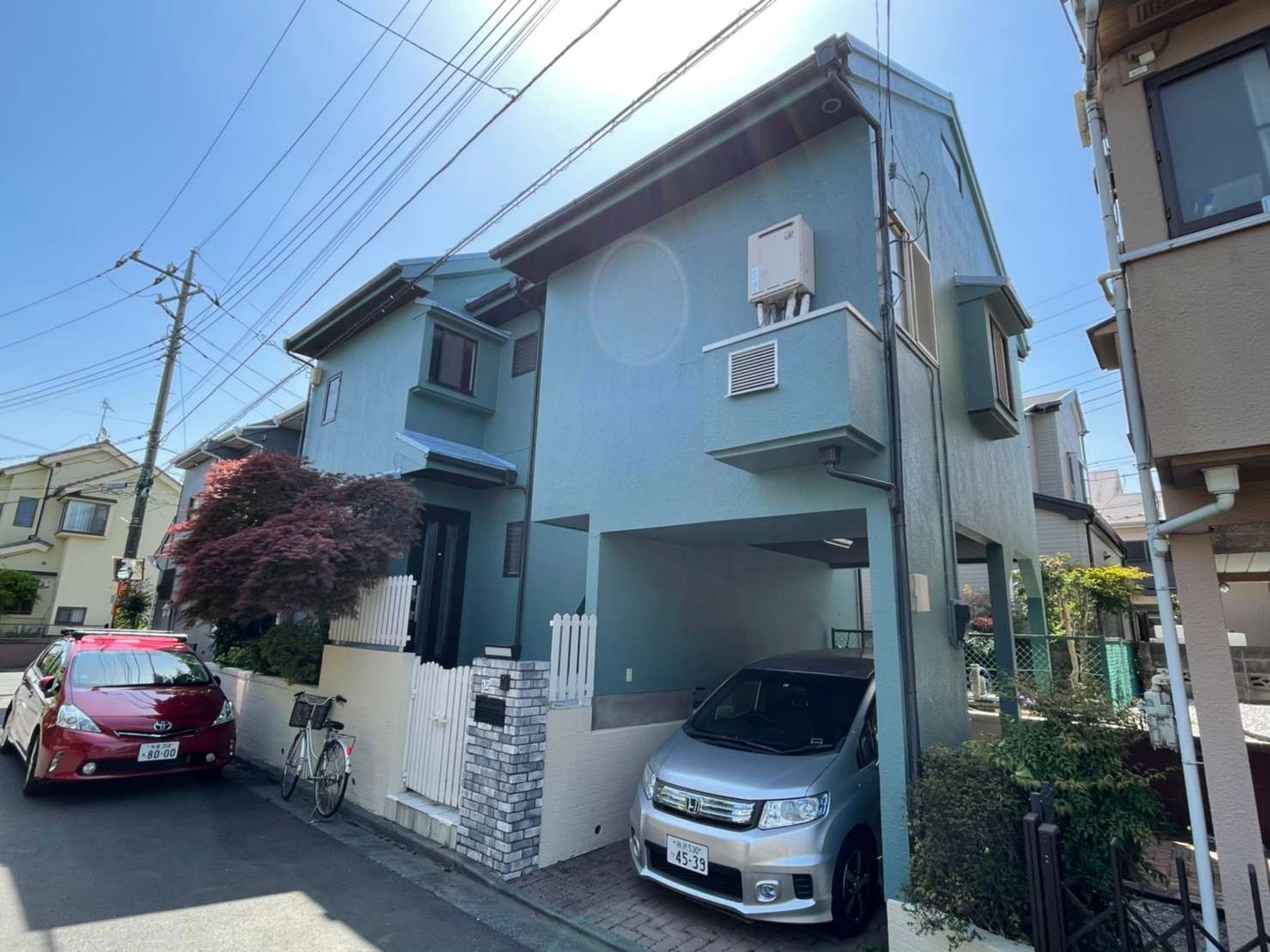 所沢市、Y様邸、ラジカル塗装工事