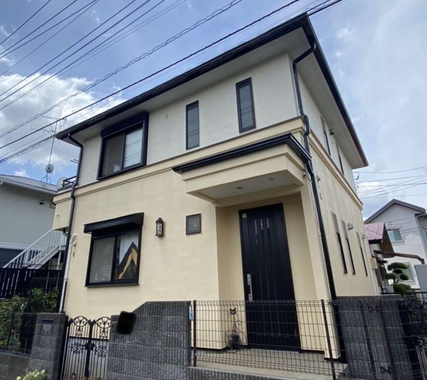 小平市、K様邸ラジカル塗料塗装工事